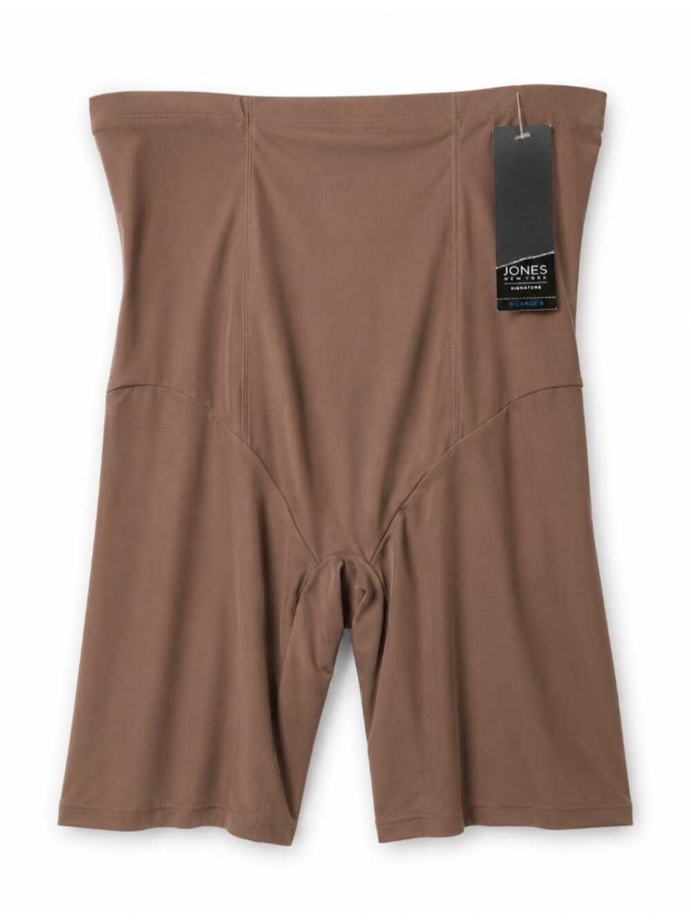 Jones New York Shapewear Mid Thigh Shorts Nude XL NWT Tummy Control Smoothing